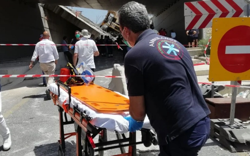Τελευταία ενημέρωση: Κατάρρευση γέφυρας στην Πάτρα: Ένας νεκρός και 12 τραυματίες - Σε σοβαρή κατάσταση οι 4