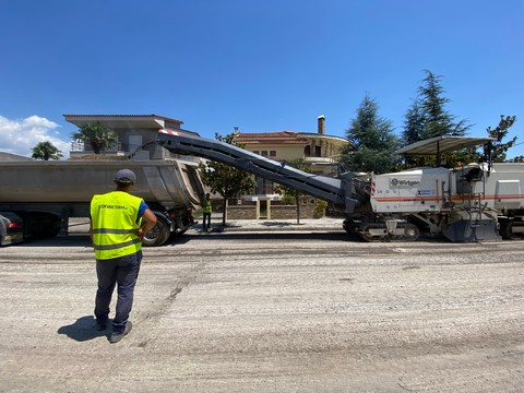 Ξεκίνησαν οι ασφαλτοστρώσεις στα Τρίκαλα - Το πρόγραμμα των επόμενων 10 ημερών