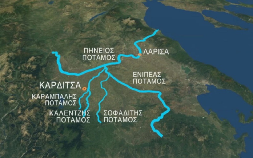 Άλλαξε ο χάρτης της Θεσσαλίας από την κακοκαιρία «Daniel»