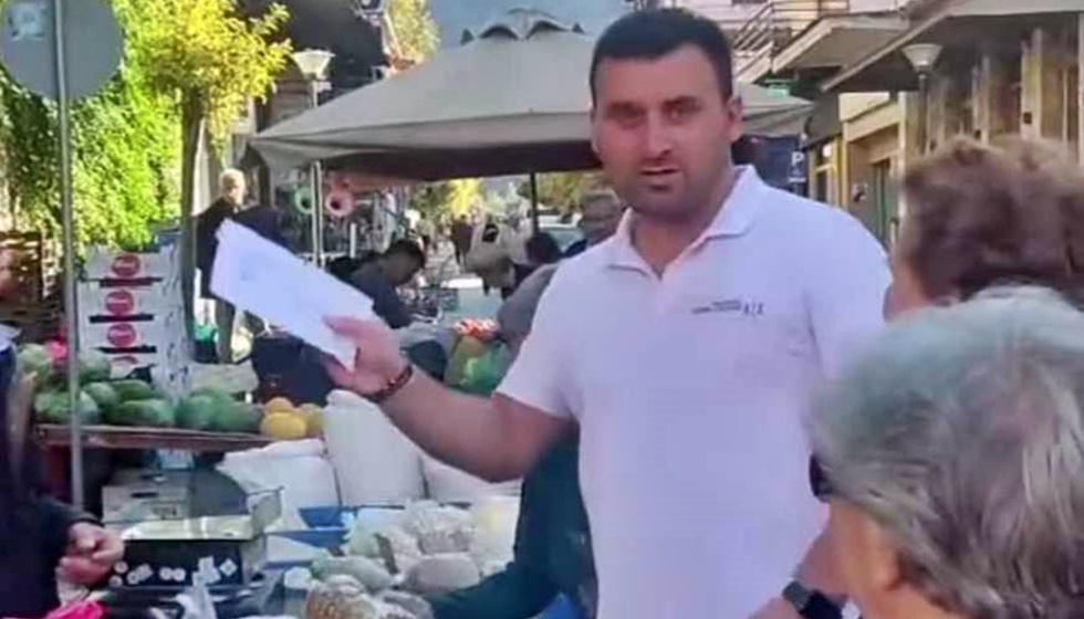 Τη λαϊκή αγορά επισκέφθηκε ο νέος Δήμαρχος Δήμου Μετέωρων Λευτέρης Αβραμόπουλος