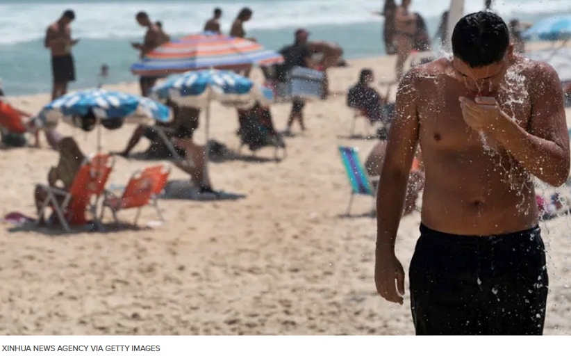 Λιώνει από τη ζέστη η Βραζιλία: Στους 58,5 βαθμοί Κελσίου η αίσθηση της θερμοκρασίας