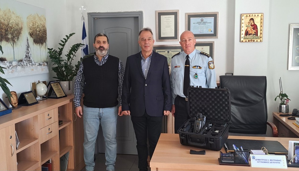 Προσφορά drone στην ΕΛ.ΑΣ. από τον Χρήστο Μιχαλάκη