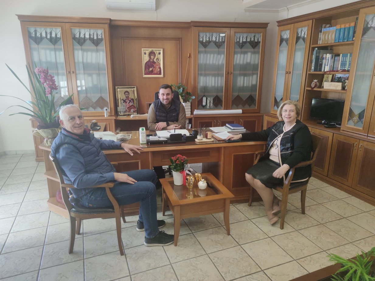 Συνάντηση Αβραμόπουλου - Μπαντέκα με τον Χρήστο Τρικάλη