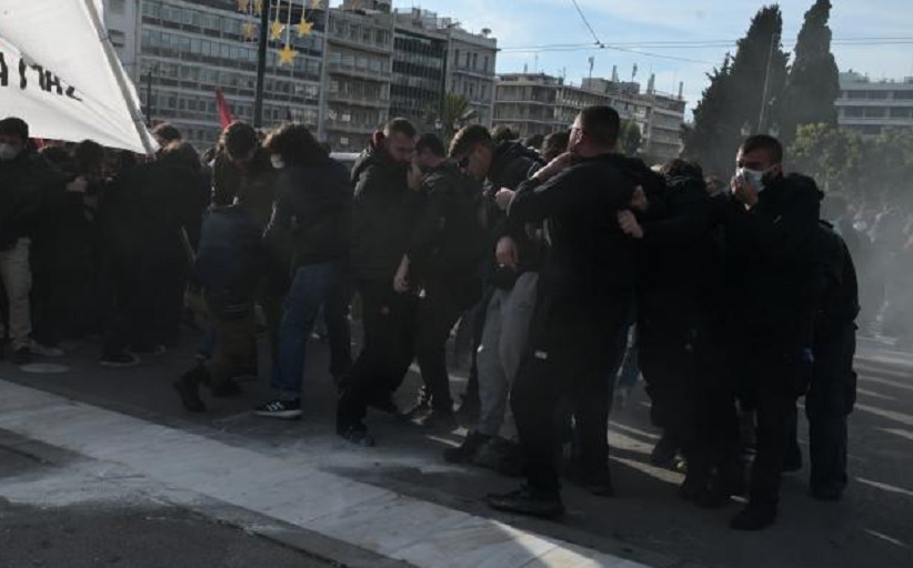 Χημικά στο σημερινό συλλαλητήριο κατά των ιδιωτικών πανεπιστημίων