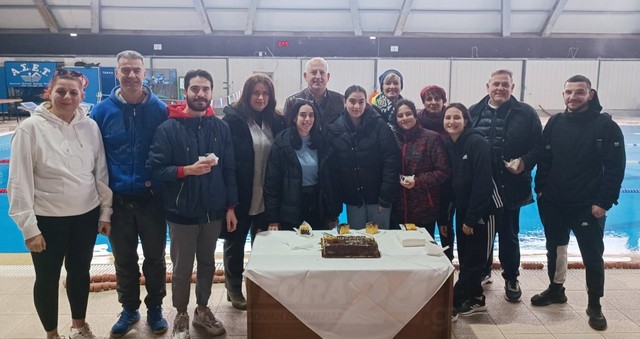Έκοψε τη Βασιλόπιτα η ομάδα κολύμβησης της Διεύθυνσης Πρωτοβάθμιας Εκπαίδευσης Τρικάλων