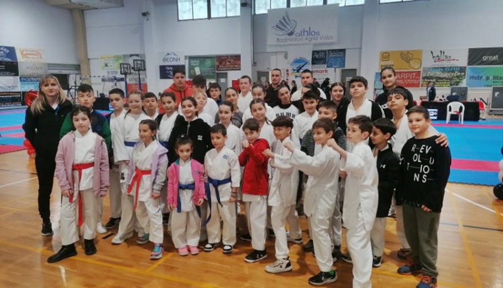 Σάρωσαν οι αθλητές του Παντρικαλινού Α.Σ Καράτε στους Διασυλλογικούς αγώνες στην Αγριά Βόλου