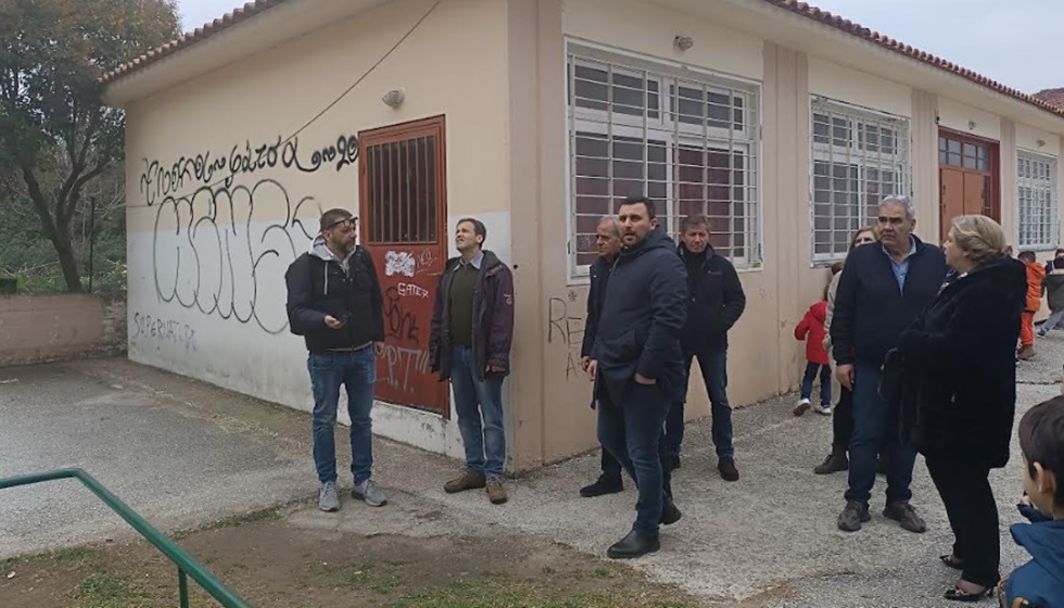 Αυτοψία του Δημάρχου Μετεώρων σε σχολικές μονάδες της Καλαμπάκας