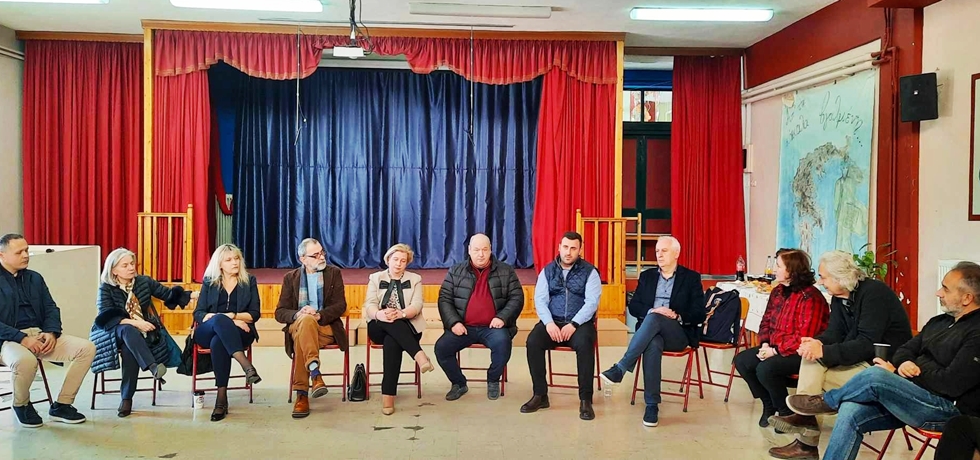 Με τον Λευτέρη Αβραμόπουλο συναντήθηκαν οι Διευθυντές - ντριες και Προϊστάμενοι - ες σχολικών μονάδων του Δήμου Μετεώρων