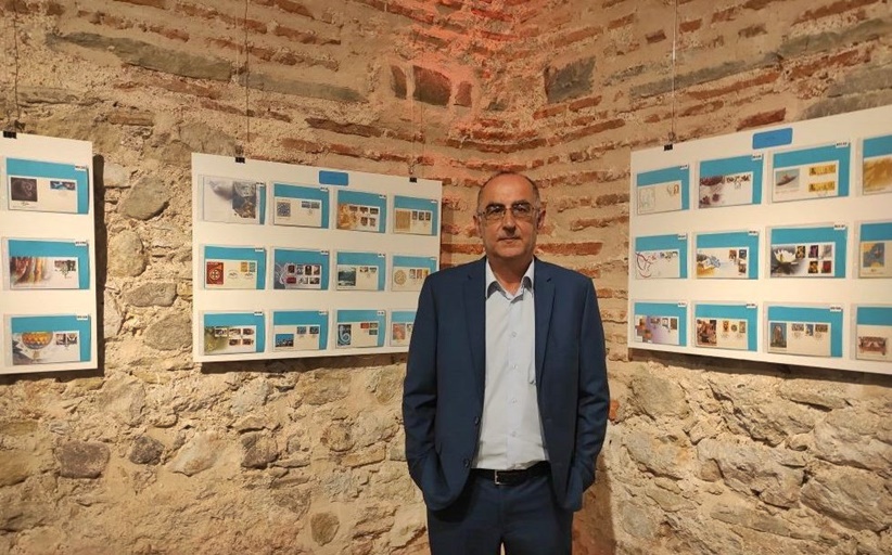 Παρουσίαση της φιλοτελικής έκθεσης με ρεκόρ Γκίνες στα Τρίκαλα