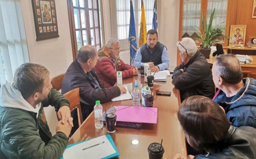 Τους Προέδρους της Δημοτικής Ενότητας Κλεινοβού συνάντησε ο Δήμαρχος Μετεώρων