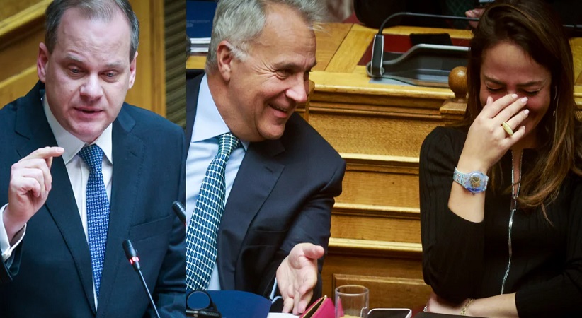 Το δάχτυλο Καραμανλή και τα γέλια Βορίδη – Μιχαηλίδου στη συζήτηση για το δυστύχημα των Τεμπών