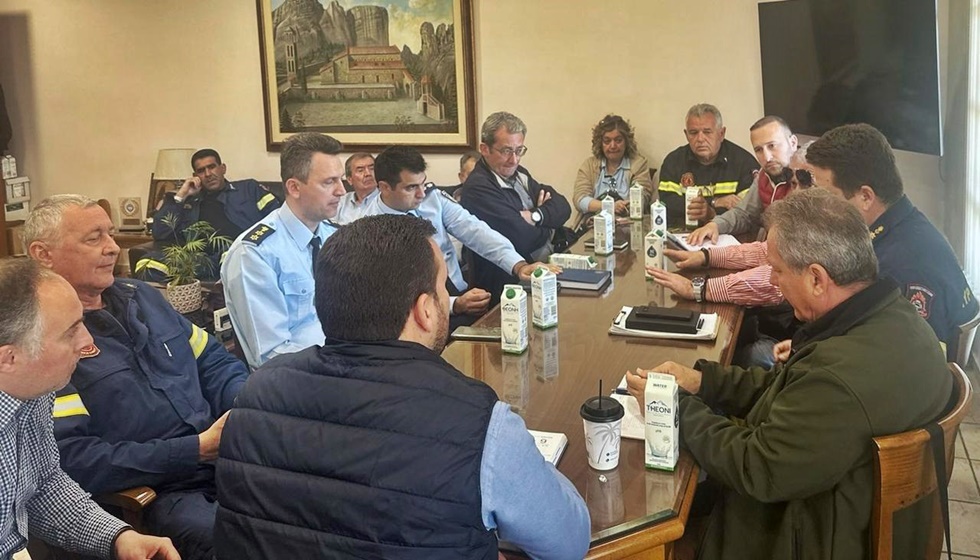 Συσκέφθηκαν οι εμπλεκόμενοι φορείς για το συντονισμό και την προετοιμασία  ενόψει της νέας αντιπυρικής περιόδου