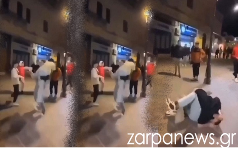 «Βγάζει αίμα, έλα, στοπ!» – Σοκαριστικό βίντεο από άγρια συμπλοκή ανηλίκων στο παλιό λιμάνι των Χανίων