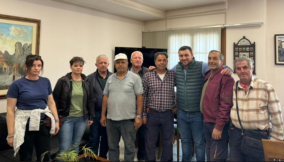Τους εργαζόμενους στην καθαριότητα συνάντησε ο Δήμαρχος Μετεώρων  Λευτέρης Αβραμόπουλος
