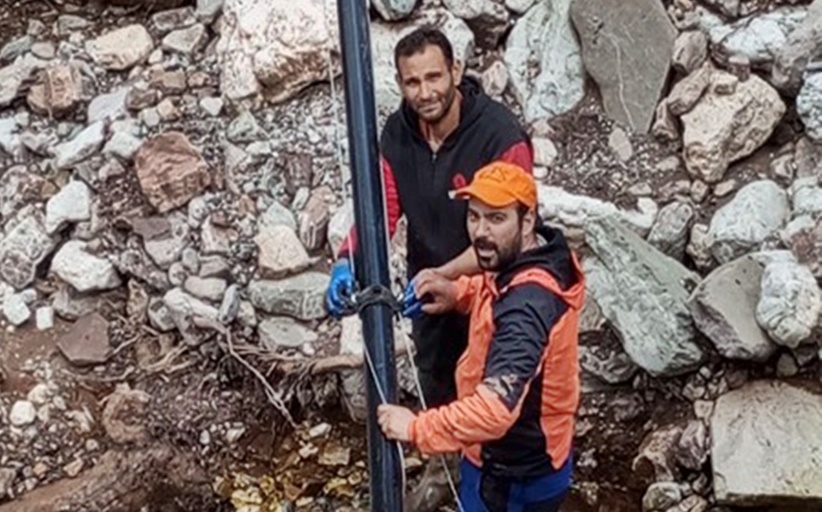Αποκαταστάθηκε το δίκτυο ύδρευσης στην Αηδόνα