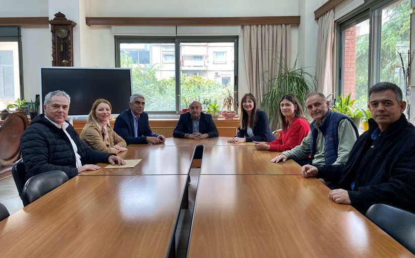 Συνάντηση Δημάρχου Τρικκαίων με Δριτσέλη - Κουντουρά - Γ. Τσίπρα