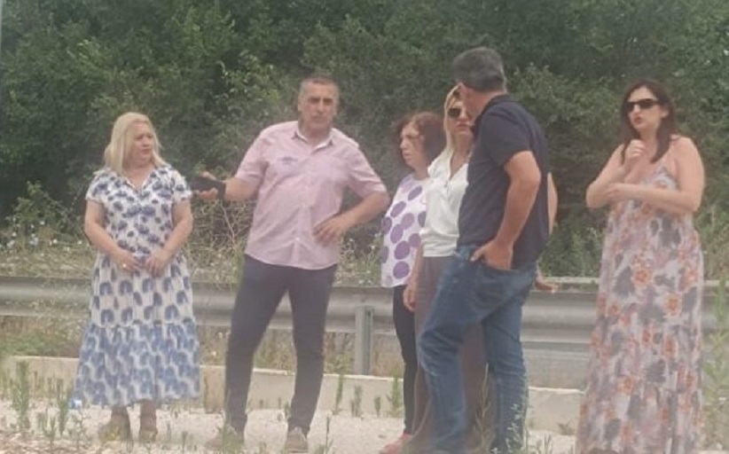 Αυτοψία του Περιφερειάρχη Θεσσαλίας Δημ. Κουρέτα στα χρηματοδοτούμενα από το ΕΣΠΑ οδικά έργα