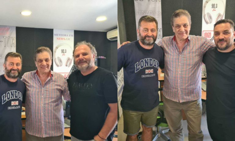 Παντελής Σούλης, Θεόδωρος Θάνος στα στούντιο του Μετέωρα Fm