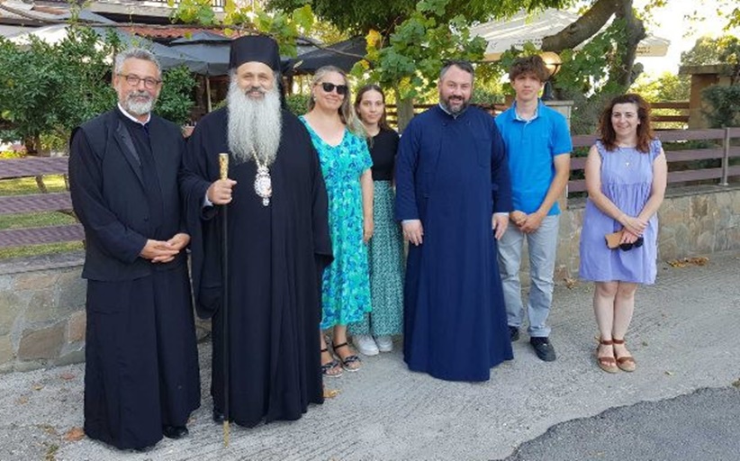 Ο καθηγητής της Δογματικής στη Θεολογική Σχολή του Στρασβούργου π. Χρήστος Φιλιώτης - Βλαχάβας επισκέφθηκε στη Διάβα