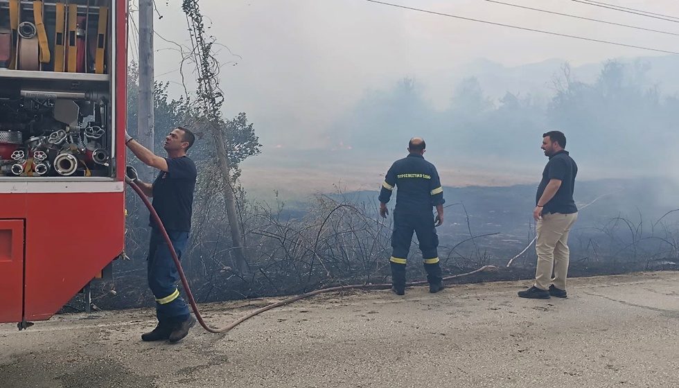 Φωτιά εκδηλώθηκε στην Εθνική οδό Τρικάλων Ιωαννίνων λίγο μετά την ΠΑΠ - Τέθηκε υπό έλεγχο και επανήλθε το ρεύμα
