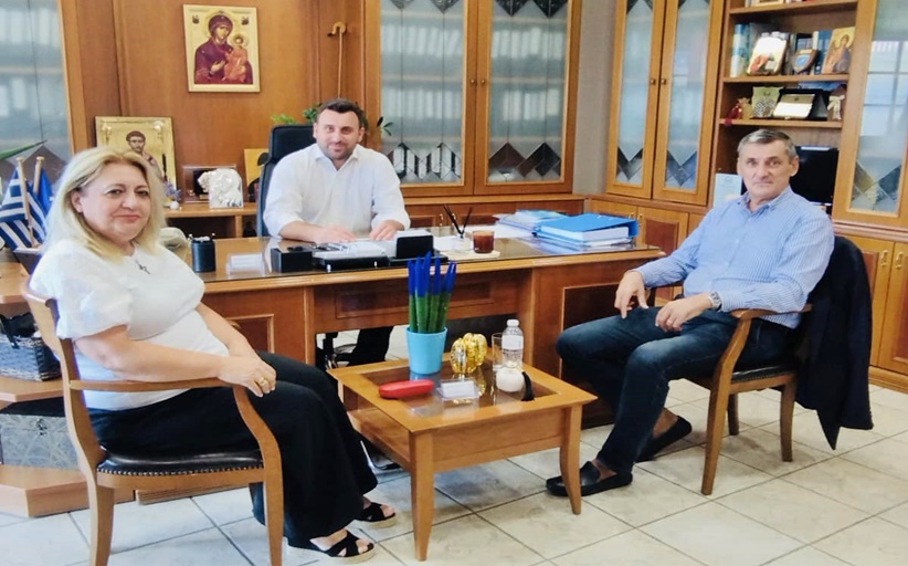 Συνάντηση Λ. Αβραμόπουλου με Χρ. Ντιντή και Γρ. Ζαφειρόπουλο