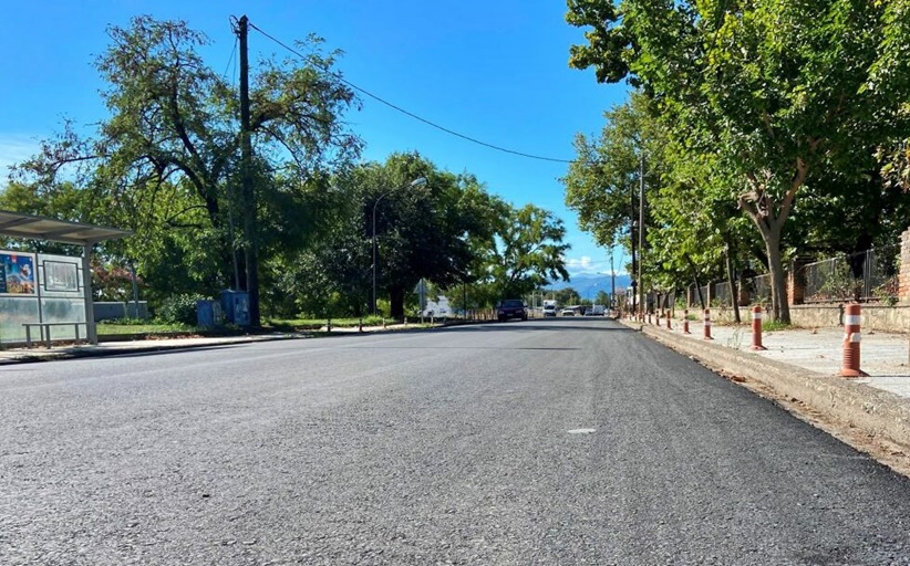 Ασφαλτος και στην οδό Πύλης από τον Δ. Τρικκαίων