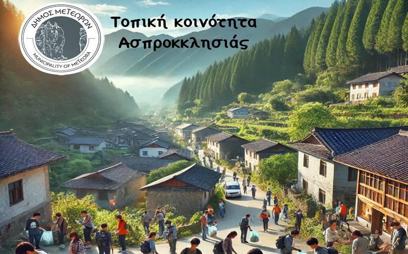 Eθελοντικός καθαρισμός του κεντρικού δρόμου στην Ασπροκκλησιά...