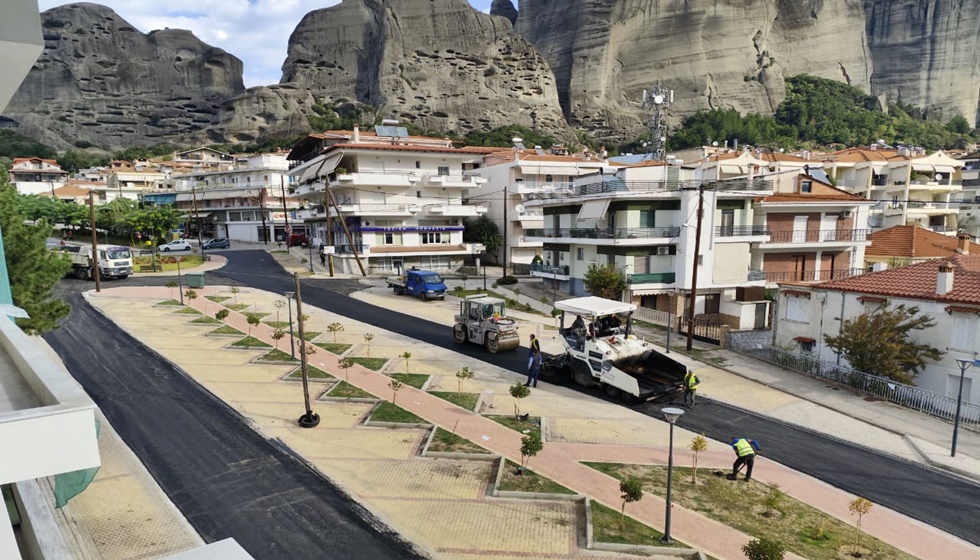 Ασφαλτοστρώσεις μετά από χρόνια σε Καλαμπάκα και Καστράκι