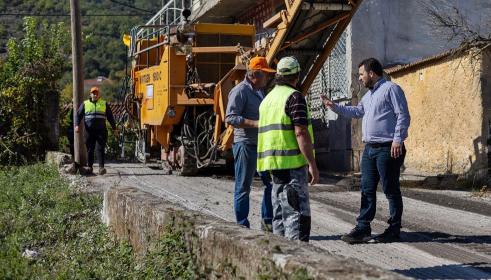 Ασφαλτόστρωση σε δρόμους της Διάβας μετά από συνεργασία Περιφέρειας  Θεσσαλίας και Δήμου Μετεώρων