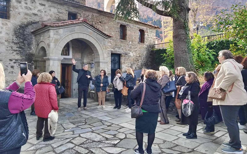Ακόμα ένα γκρουπ επισκέφθηκε αυτό το Σαββατοκύριακο την Καστανιά.