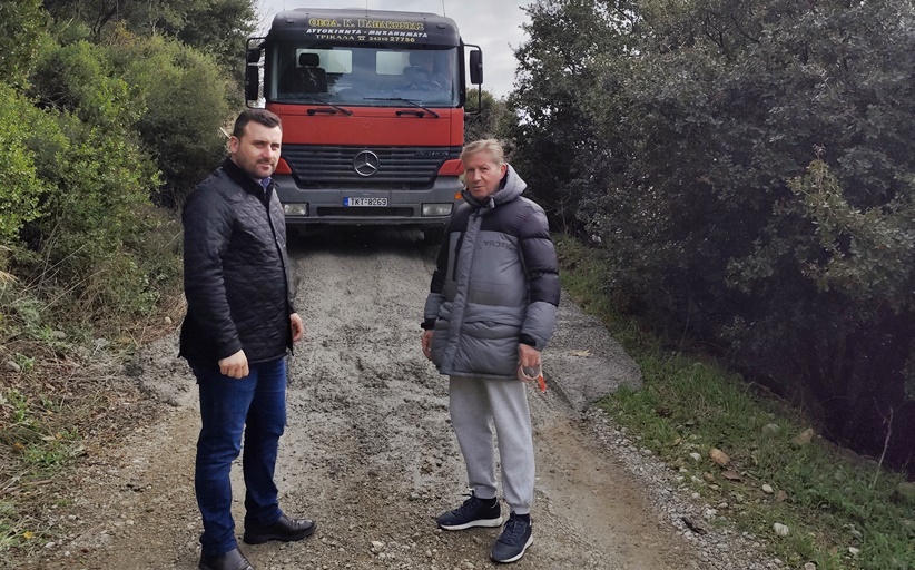Τσιμεντοστρώσεις στην Καλαμπάκα από τον Δήμο Μετεώρων