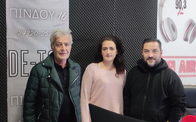 Τα μέλη του ΣΕΠΑΜ κ. Σταμούλη Φανή και κ.. Μήτσιος Θεόφιλος για τον φωτοβολταϊκό σταθμό 