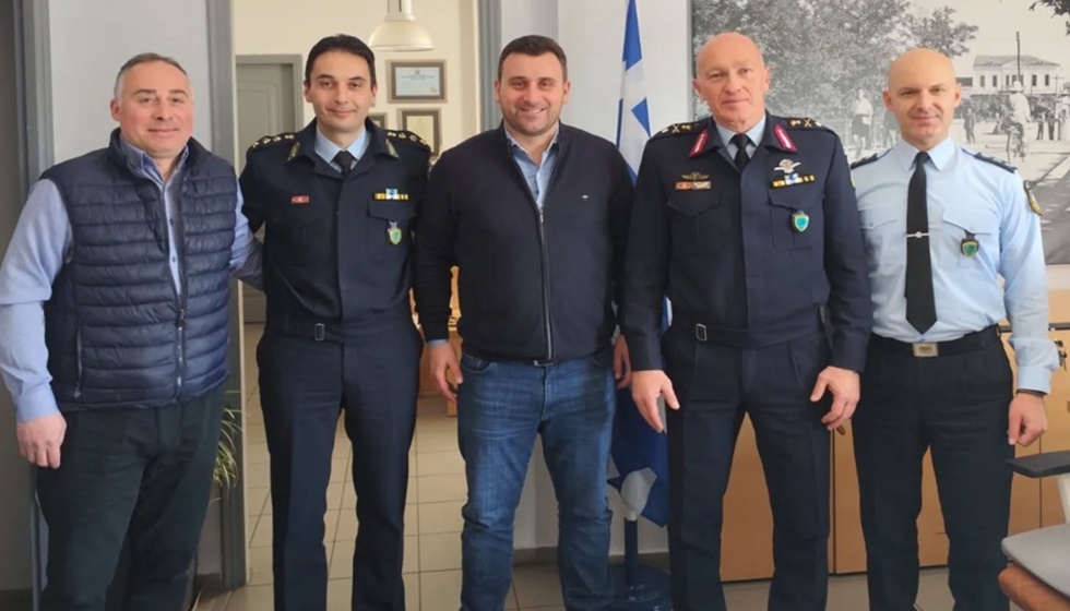 Με τον Διευθυντή της Διεύθυνσης Αστυνομίας Τρικάλων, Ταξίαρχο κ. Δημήτρη Μήτραινα, συναντήθηκε ο Δήμαρχος Μετεώρων κ.  Λευτέρης Αβραμόπουλος