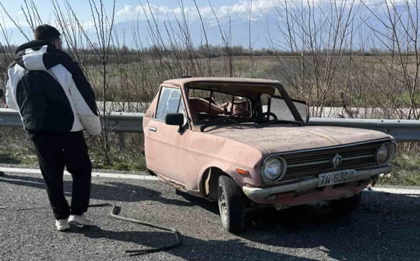 Τροχαίο ατύχημα σημειώθηκε λίγο μετά τον κόμβο της Βασιλικής...