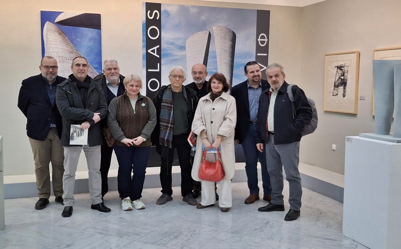 ΜΟΡΦΩΤΙΚΟ ΙΔΡΥΜΑ ΕΝΩΣΗΣ ΣΥΝΤΑΚΤΩΝ (ΕΣΗΕΘΣτΕΕ): Δημοσιογράφοι ξεναγήθηκαν στην έκθεση έργων του Φιλόλαου