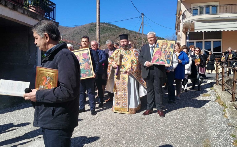Κυριακή της Ορθοδοξίας στη Διάβα με περιφορά εικόνων...