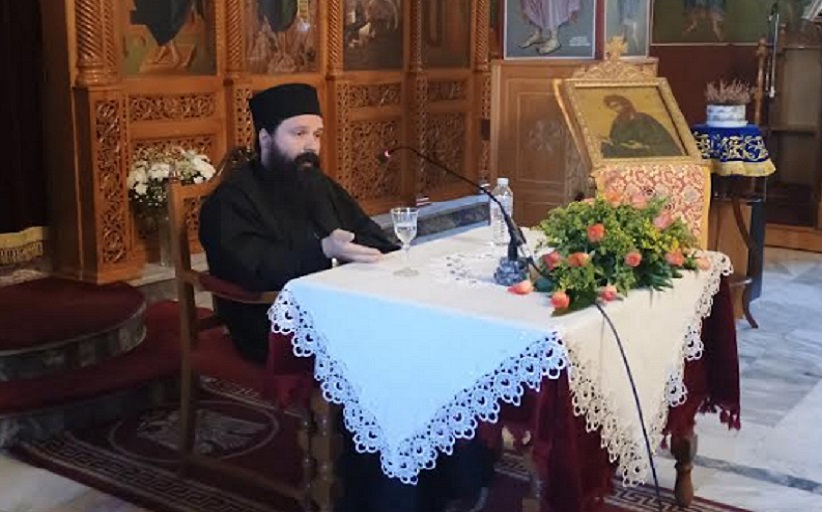 Ομιλία του Καθηγουμένου π. Θεοφάνη Κάσσου στην ενορία της Διάβας.