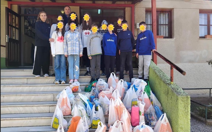 3o Δημοτικό Σχολείο Καλαμπάκας : Συγκέντρωση αγαθών για το Κοινωνικό Παντοπωλείο