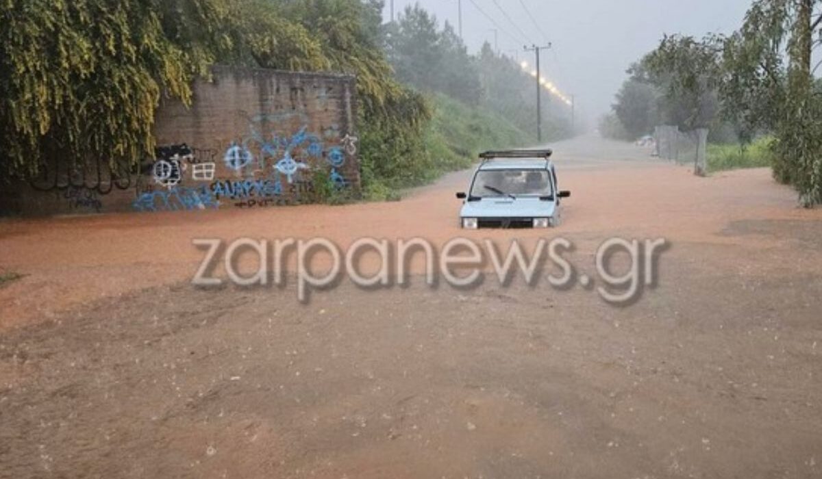 Μετά τις Κυκλάδες, «χτυπά» την Κρήτη η κακοκαιρια: Μήνυμα 112 και εγκλωβισμένοι οδηγοί