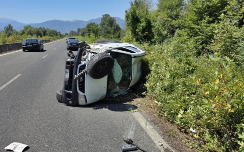 Εικόνες από καραμπόλα στον δρόμο Τρικάλων-Πύλης (φωτό)