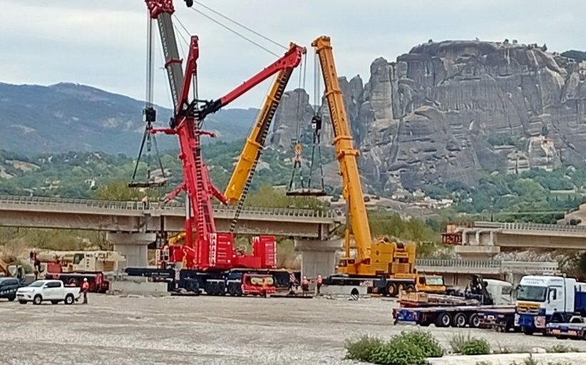 Προς το τέλος Σεπτέμβρη η παράδοση της γέφυρας της Διάβας - Ενώνεται επιτέλους ο Δήμος Μετεώρων