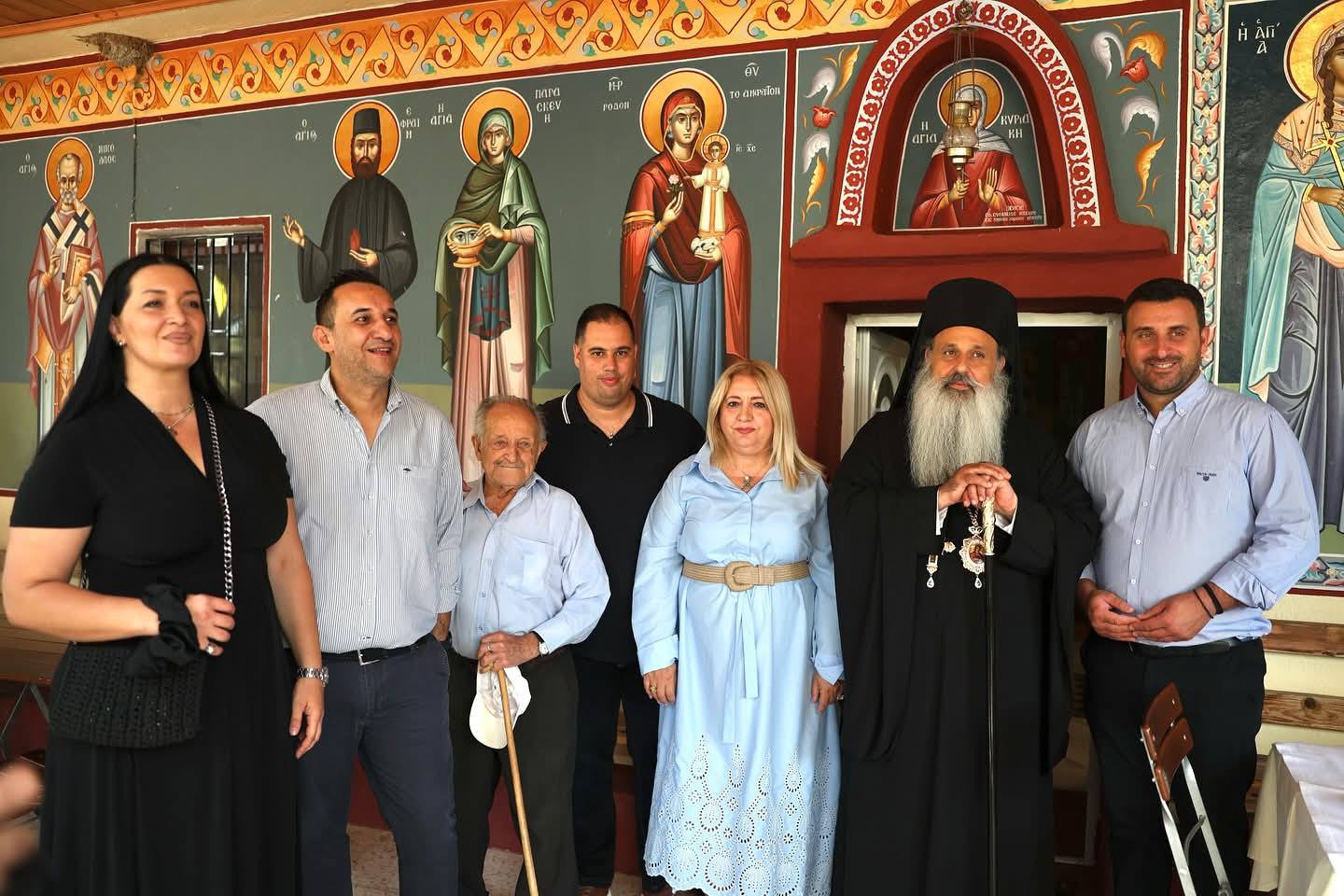 Τελέστηκαν από τον Σεβασμιότατο κ. Θεόκλητο τα Ιερά Εγκαίνια στον Ιερό Ναό Αγίας Κυριακής Νέας Ζωής...