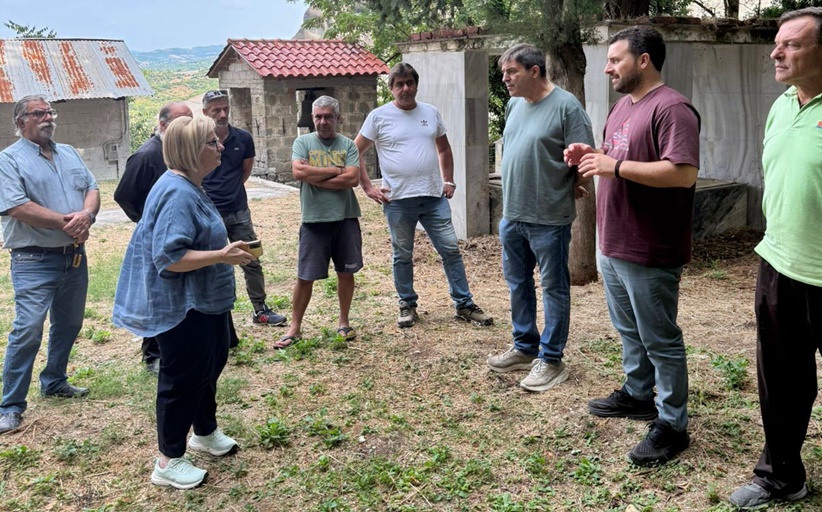 Ξεκίνησαν οι εργασίες απομάκρυνσης κατολισθέντων βράχων στον Ιερό Ναό  Αγίου Νικολάου Καστρακίου