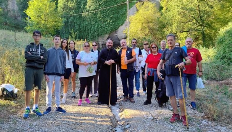 Πεζοπορία με την ενορία και την ομάδα πεζοπόρων Διάβας