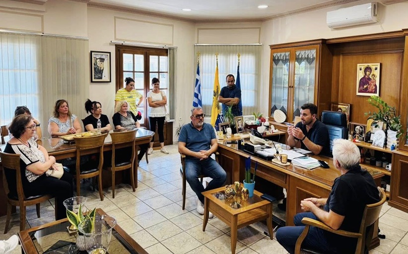 Ο Δήμαρχος Μετεώρων για τη συνάντηση με τις Σχολικές Καθαρίστριες Καλαμπάκας