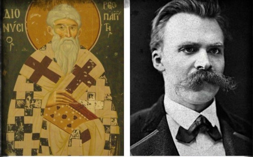 Άγιος Διονύσιος Αρεοπαγίτης, Νίτσε, Καζαντζάκης. Συζήτηση με άρωμα καφέ.