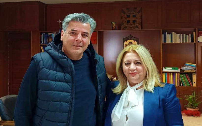 Συνάντησημε την Αντιπεριφερειάρχη της Π.Ε. Τρικάλων, Χρύσα Ντιντή, είχε σήμερα ο Γιώργος Κόφφας...
