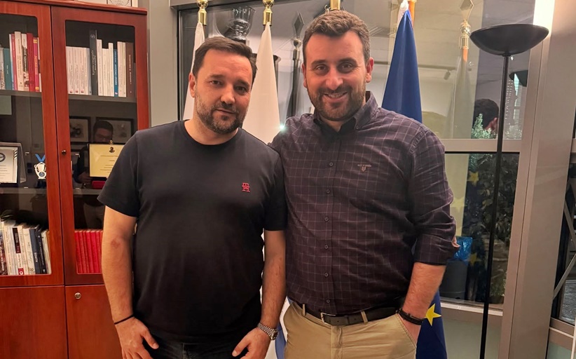 Με τον Γενικό Διευθυντή του ΟΑΚΑ κ. Κωνσταντίνο Χαλιορή, συναντήθηκαν οι Αβραμόπουλος, Ρουστάνης και Παπάντος