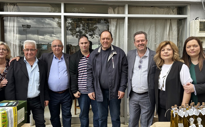 Ο Γιώργος Τσάκαλος στη Γιορτή Λαδιού στην Αύρα...