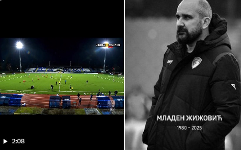 Προπονητής κατέρρευσε ξαφνικά στον αγωνιστικό χώρο σε ματς στη Σερβία...
